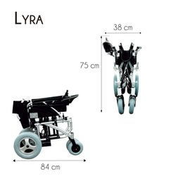 Fauteuil roulant électrique pliable en aluminium Lyra