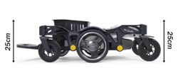 Silla de ruedas eléctrica Spider tracción central R140