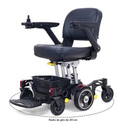 Silla de ruedas eléctrica Spider tracción central R140