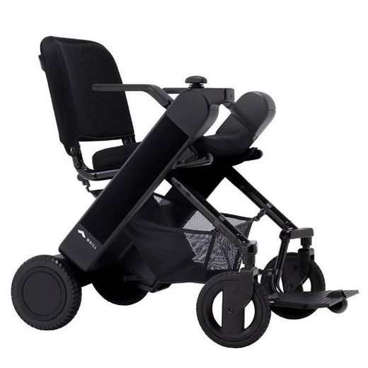 Whill modèle f fauteuil roulant électrique avec pliage vertical Wellell