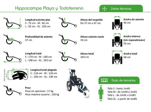 Rollstuhl Hippocampe Playa