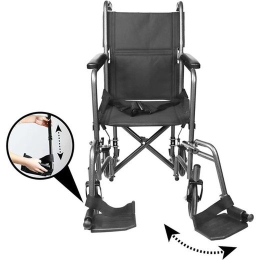 Fauteuil roulant d'intérieur ultra-étroit et léger