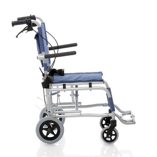 Transferrollstuhl mit Bremsen