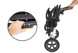 Fauteuil roulant pliant léger, roues de transport Kmina Pro