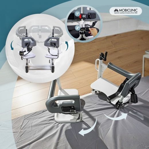 Fauteuil de transfert Willy avec toilettes