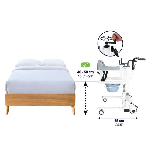 Chaise de transfert Kmina K40064