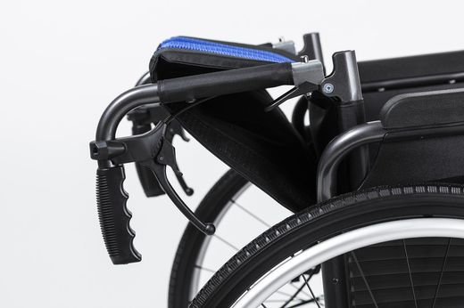 Chaise de transit Eclipse x2 avec grande roue, aluminium