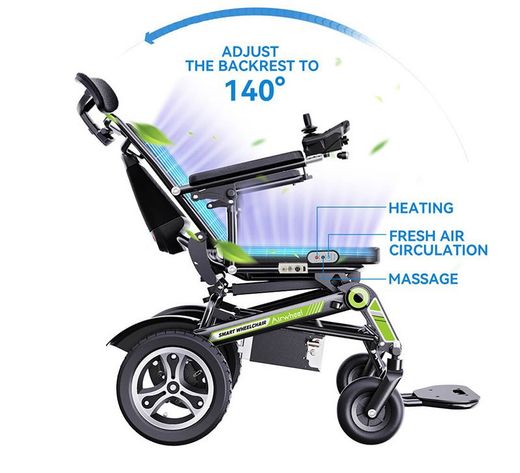 Fauteuil roulant électrique pliable automatique H3TS+