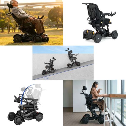 Silla Eléctrica M4PRO Basculante , Reclinable y Elevable