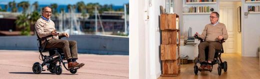 Kittos faltbarer Elektrorollstuhl aus Kohlefaser