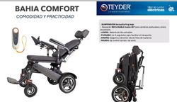 Fauteuil roulant électrique Bahia Confort, dossier inclinable électriquement
