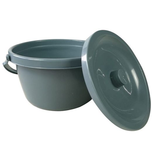 Toilettenstuhl, Mit Deckel, Armlehnen, Rutschfeste Spitzen, Segelboot