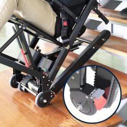 Kmina K40067 Tragbarer elektrischer Treppenlift, Treppensteigerstuhl für Erwachsene