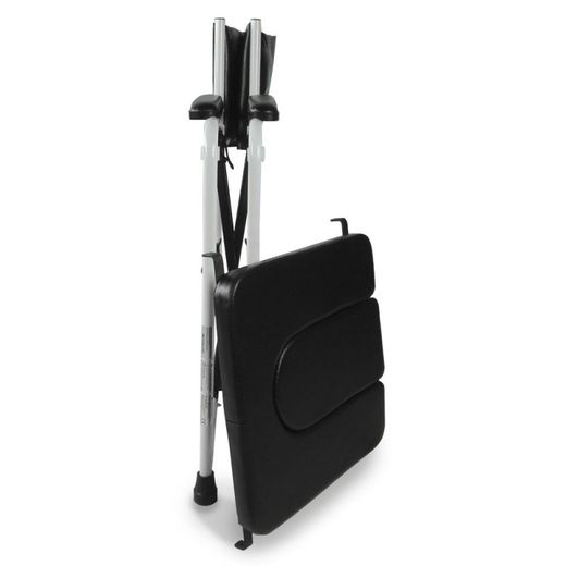 Abattant WC, rabattable, avec couvercle, acier chromé Ebro