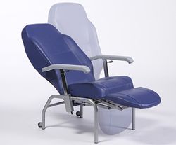 Fauteuil de repos Normandie avec dossier inclinable et repose-pieds élévateur