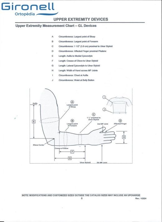 Sistema JAS para dedo. JAS GL Finger