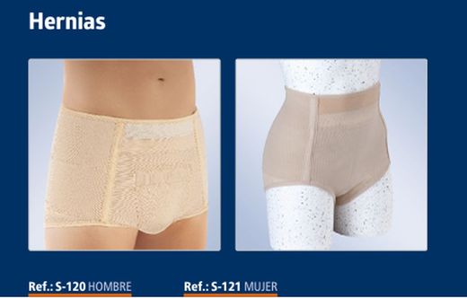 Slip, faja braga de contención de hernias inguinales