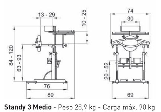 Standy talla 3