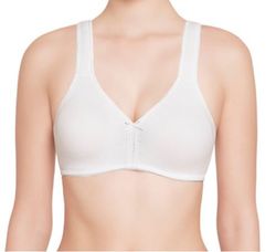 Baumwoll-BH, ohne Bügel und breitem Band