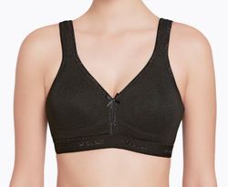 Baumwoll-BH, ohne Bügel und breitem Band