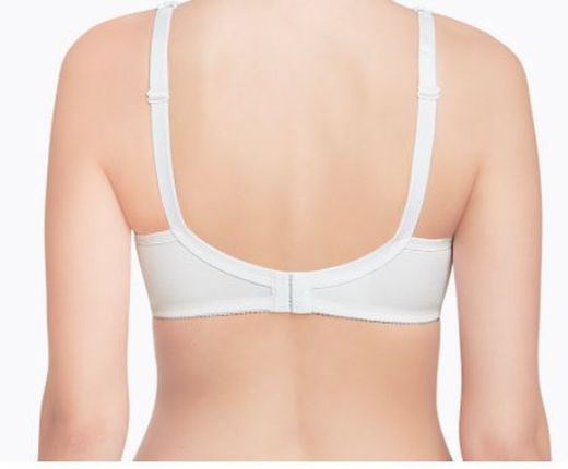 Baumwoll-BH, ohne Bügel und breitem Band