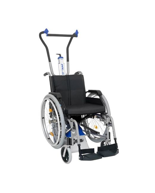 Treppensteigen mit dem angepassten Rollstuhl Liftkar 5