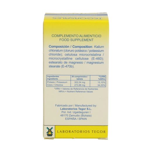 Tegorsal 4 sels de schüssler kalium cloratum