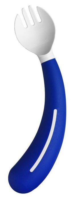 Tenedor para diestros con mango handi-grip