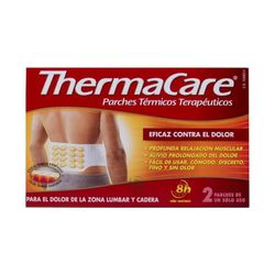 Thermacare lumbar y cadera 2 unid. Parches térmicos terapéuticos