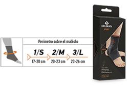 Chevillère élastique avec coussinets en gel Orliman OS6240