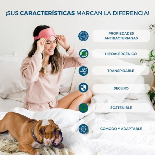 Surmatelas confort, Double face Hauteur 5cm en lin naturel respirant Vicosoft