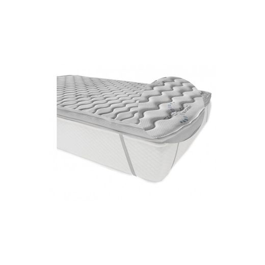 Surmatelas confort, Double face Hauteur 5cm en lin naturel respirant Vicosoft