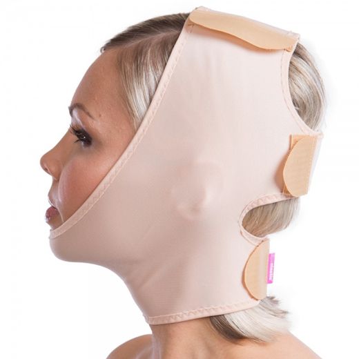 Bandage facial lipoélastique fm spécial, plastique, esthétique
