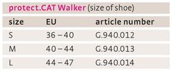 Bota Walker con aire corta