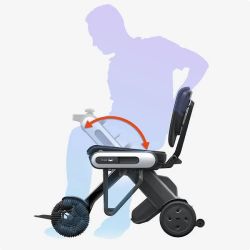Whill Model C Lite ,Silla de ruedas eléctrica plegable de carbono