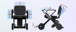 Whill Model C Lite ,Silla de ruedas eléctrica plegable de carbono