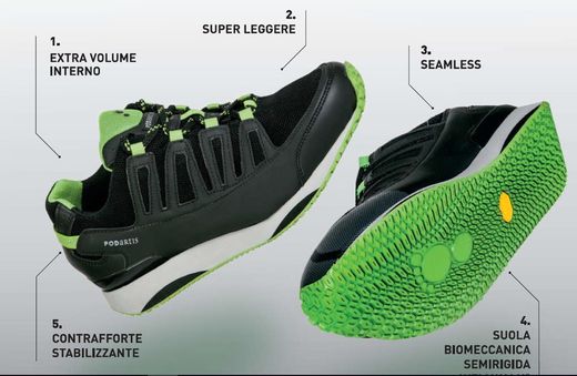 Chaussures d'activité à semelle biomécanique